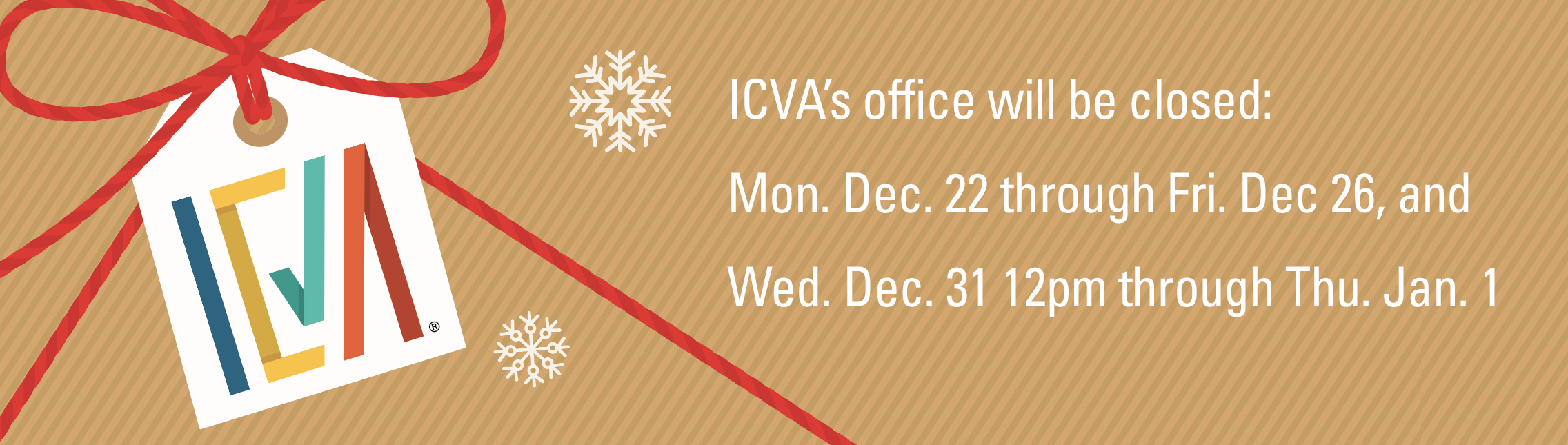 ICVA Office Holiday Closures